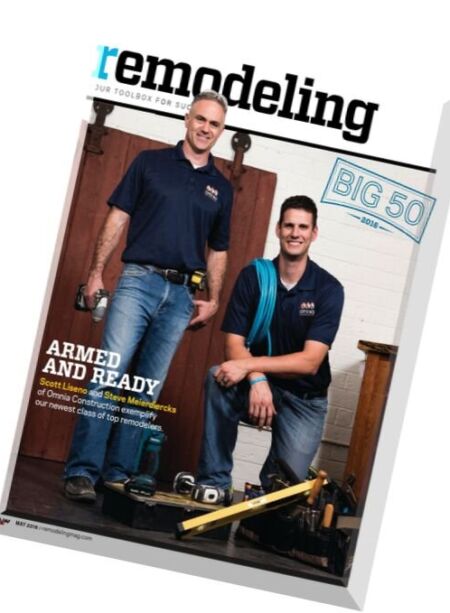 Remodeling Magazine – May 2016 Cover