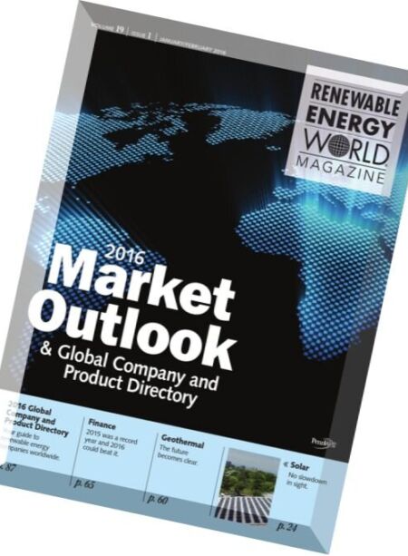 Renewable Energy World – January-February 2016 Cover