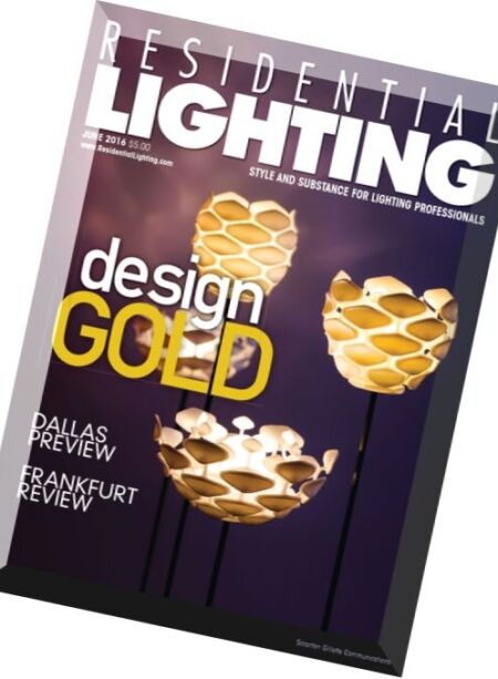 Residential Lighting – June 2016 Cover