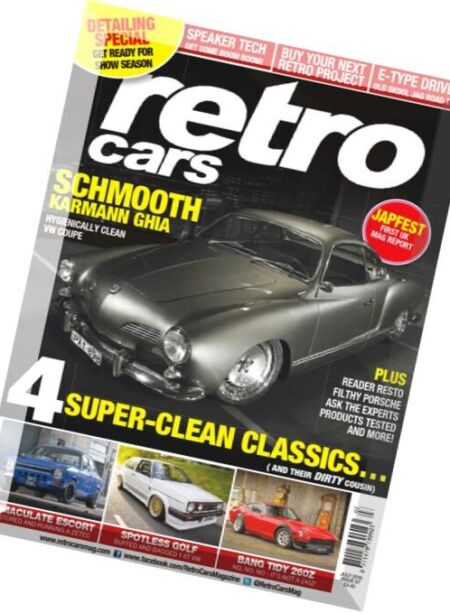 Retro Cars – July 2016 Cover