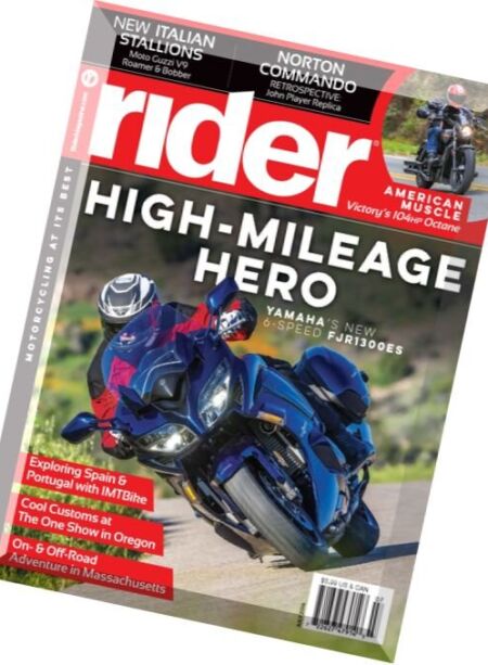 Rider Magazine – July 2016 Cover