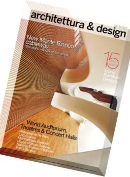 Rivista architettura & design – 2016