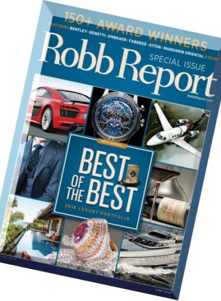 Robb Report USA – June 2016 Cover
