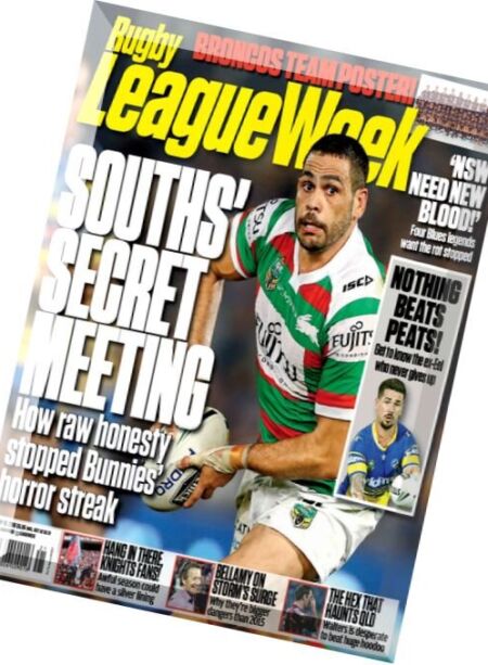 Rugby League Week – 19 May 2016 Cover