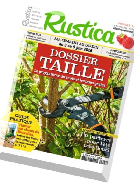 Rustica – 3 au 09 Juin 2016 Cover
