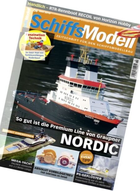 SchiffsModell – Juni 2016 Cover