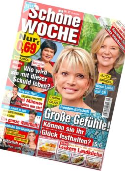 Schone Woche – 18 Mai 2016