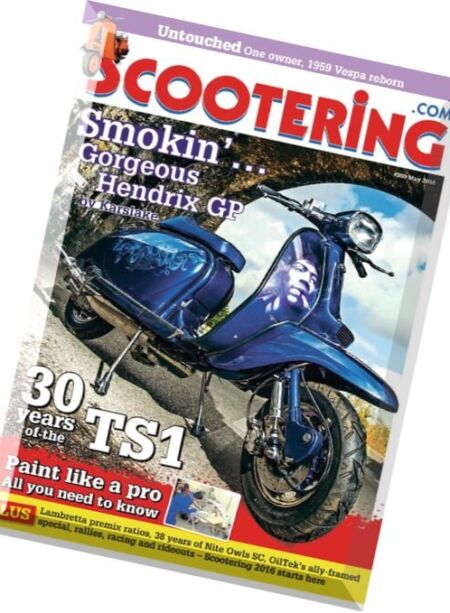 Scootering – May 2016 Cover