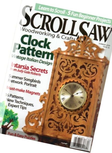 Scrollsaw Woodworking & Crafts – N 35, Summer 2009 Cover