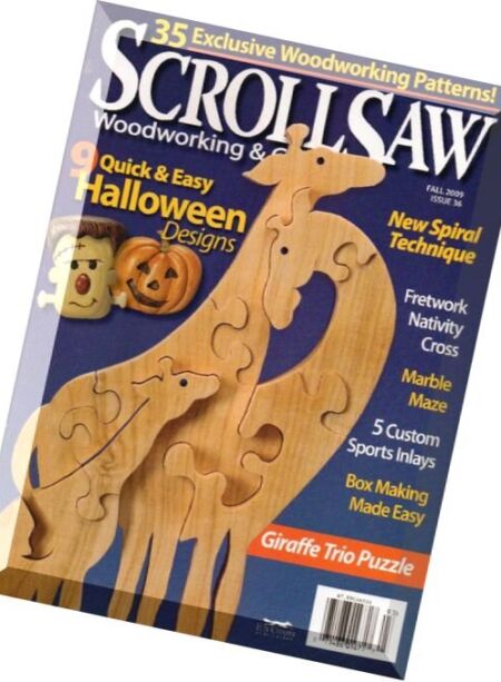 Scrollsaw Woodworking & Crafts – N 36, Fall 2009 Cover