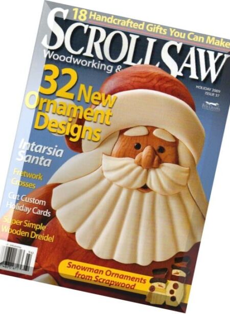 Scrollsaw Woodworking & Crafts – N 37, Holiday 2009 Cover