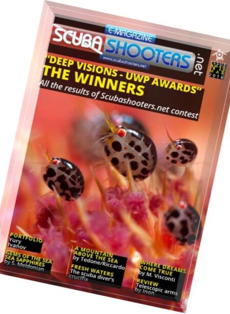 ScubaShooters – March 2016 Cover