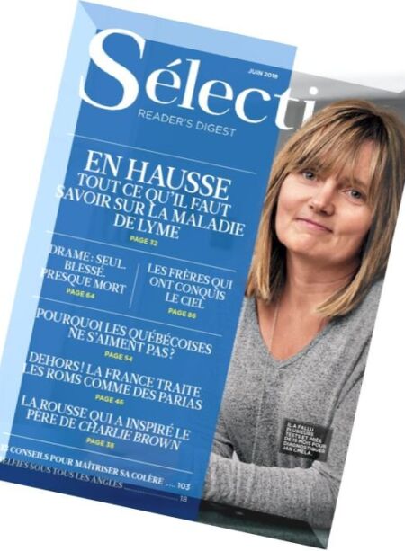 Selection Reader’s Digest France – Juin 2016 Cover