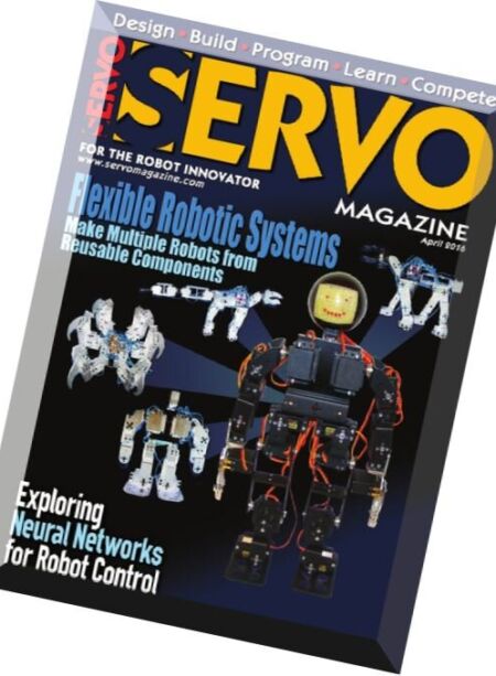 Servo Magazine – April 2016 Cover