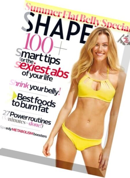 Shape USA – Summer Flat Belly Special 2016 Cover