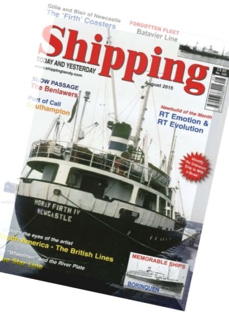 Shipping Today and Yesterday – 2015-08 Cover
