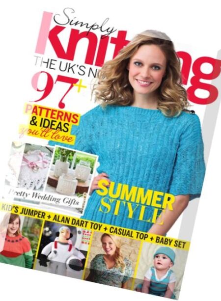 Simply Knitting – July 2016 Cover