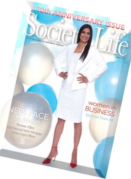 Society Life – April 2016 Cover
