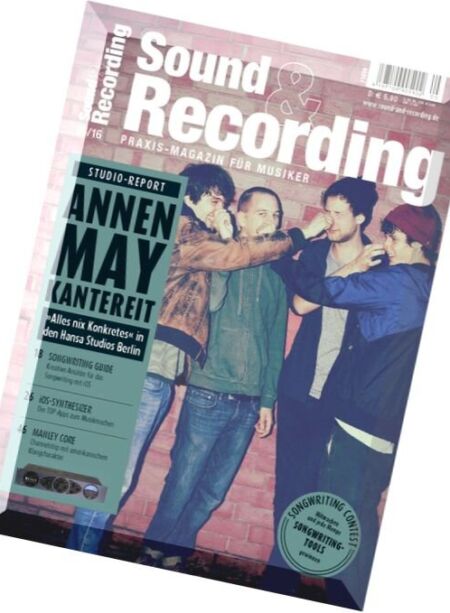 Sound & Recording – Mai 2016 Cover