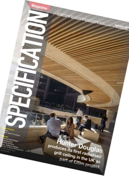 Specification Magazine – January 2016 Cover