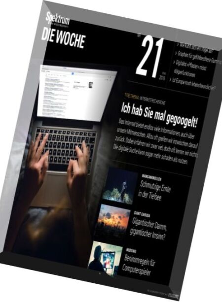 Spektrum Die Woche – 25 Mai 2016 Cover