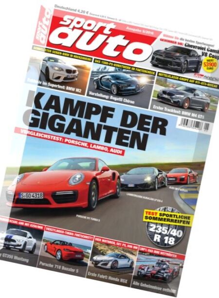 Sport Auto Magazin – Mai 2016 Cover