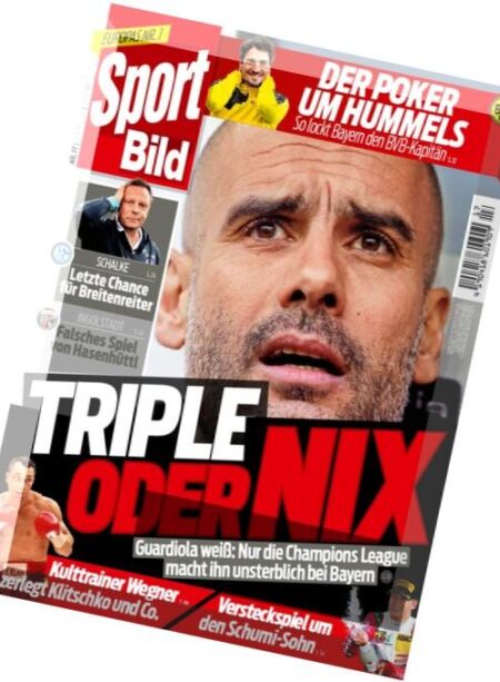 Sport Bild – 27 April 2016 Cover