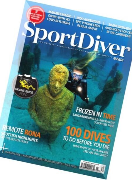 Sport Diver UK – July 2016 Cover