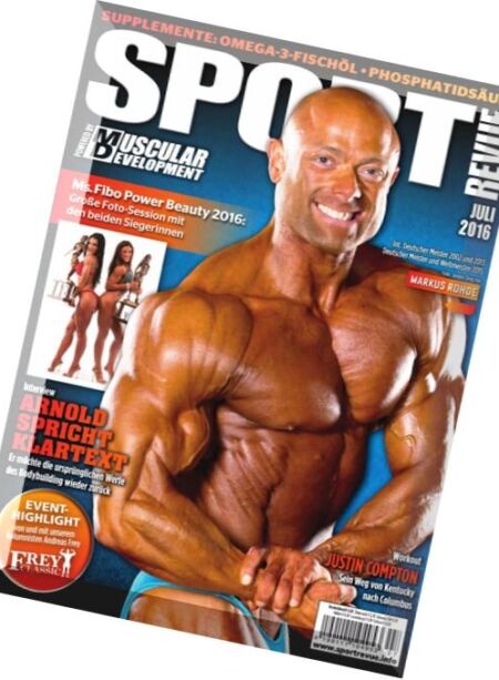 Sportrevue – Juli 2016 Cover