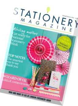 Stationery Magazine – Spring-Summer 2016