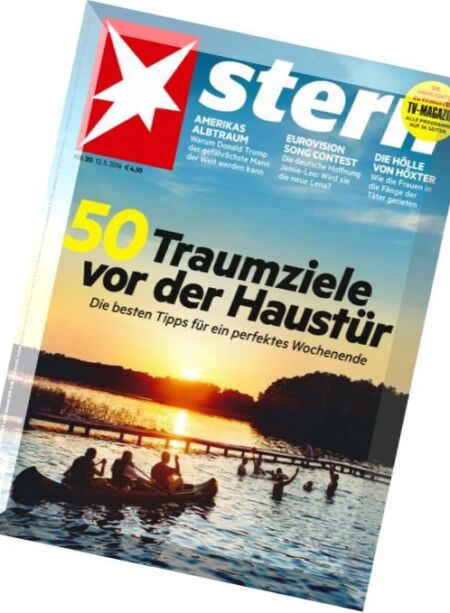 Stern – Nr.20, 12 Mai 2016 Cover