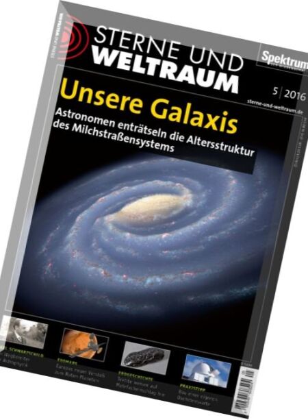 Sterne und Weltraum – Mai 2016 Cover