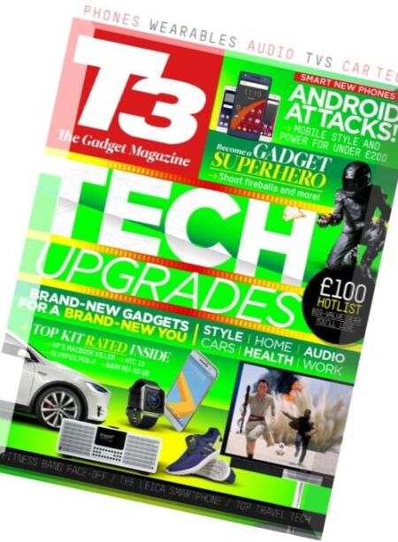 T3 UK – June 2016 Cover