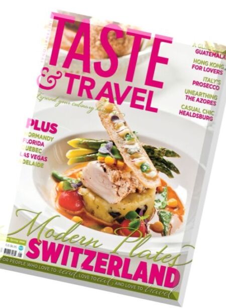 Taste and Travel International – Spring 2016 Cover