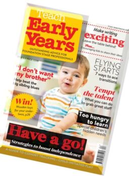 Teach Early Years – Volume 6 Issue 4 2016