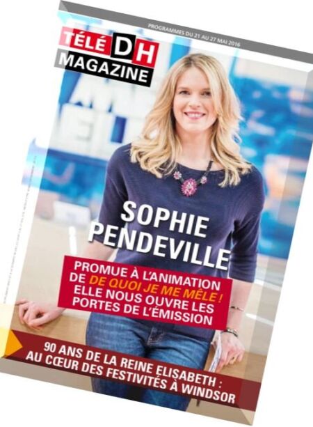 Tele DH – 21 au 27 Mai 2016 Cover