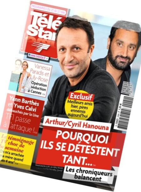 Tele Star – 21 au 27 Mai 2016 Cover