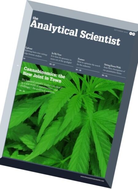 The Analytical Scientist – September 2015 Cover