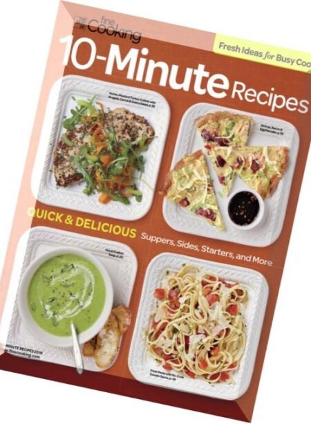 The Best of Fine Cooking – 10 Minute Recipes 2016 Cover