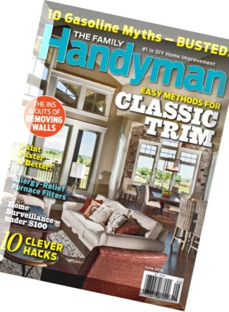 The Family Handyman – June 2016 Cover