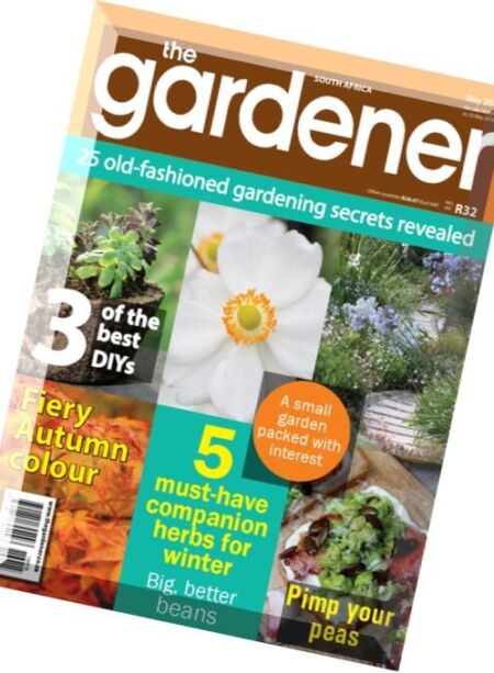The Gardener South Africa – May 2016 Cover