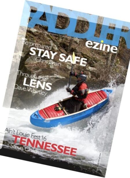 The Paddler – Late Spring 2016 Cover
