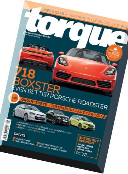 Torque Singapore – June 2016 Cover