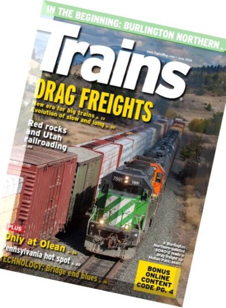 Trains – June 2016 Cover