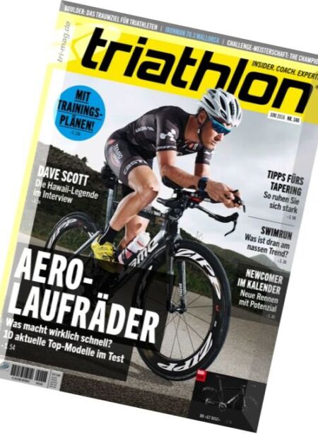 Triathlon – Juni 2016 Cover