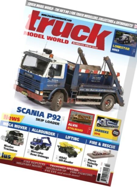 Truck Model World – July-August 2016 Cover