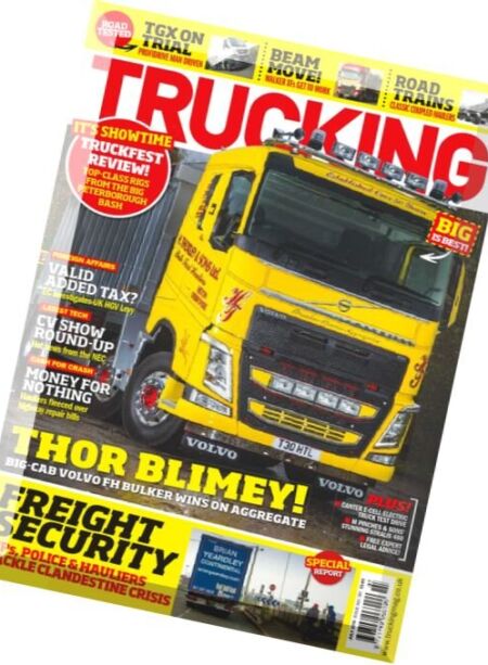 Trucking Magazine – July 2016 Cover