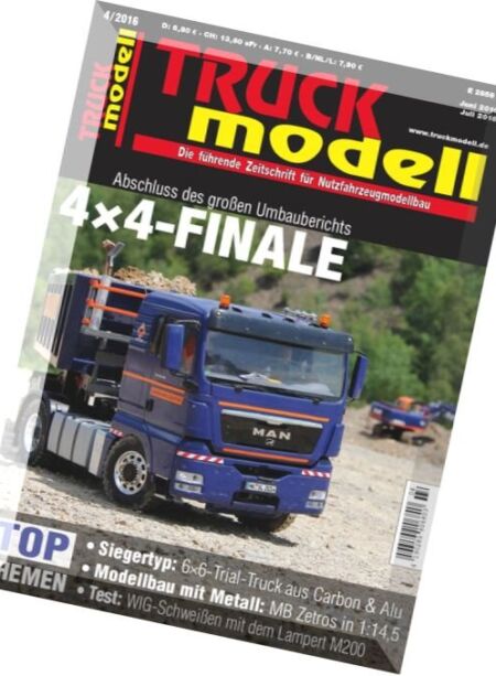 Truckmodell – Juni-Juli 2016 Cover