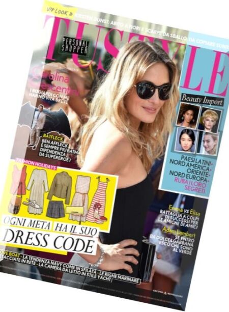 Tu Style – 9 Maggio 2016 Cover
