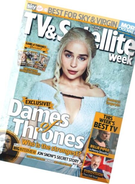 TV & Satellite Week – 14 May 2016 Cover
